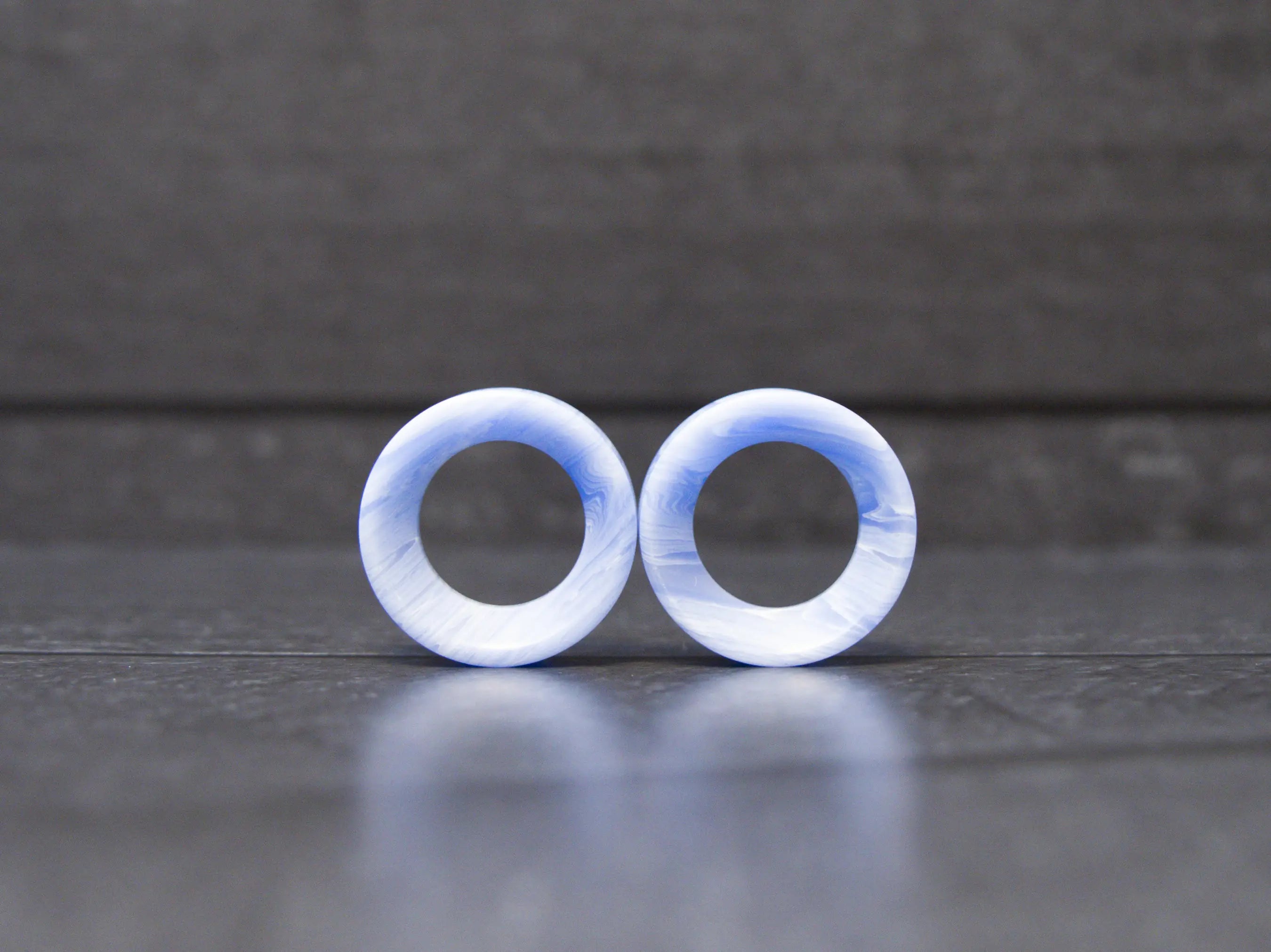 Blue Lace Agate Tunnels