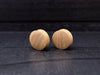 Chestnut wood double flare plugs