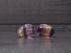 Rainbow Fluorite Teardrop Plugs (Light)