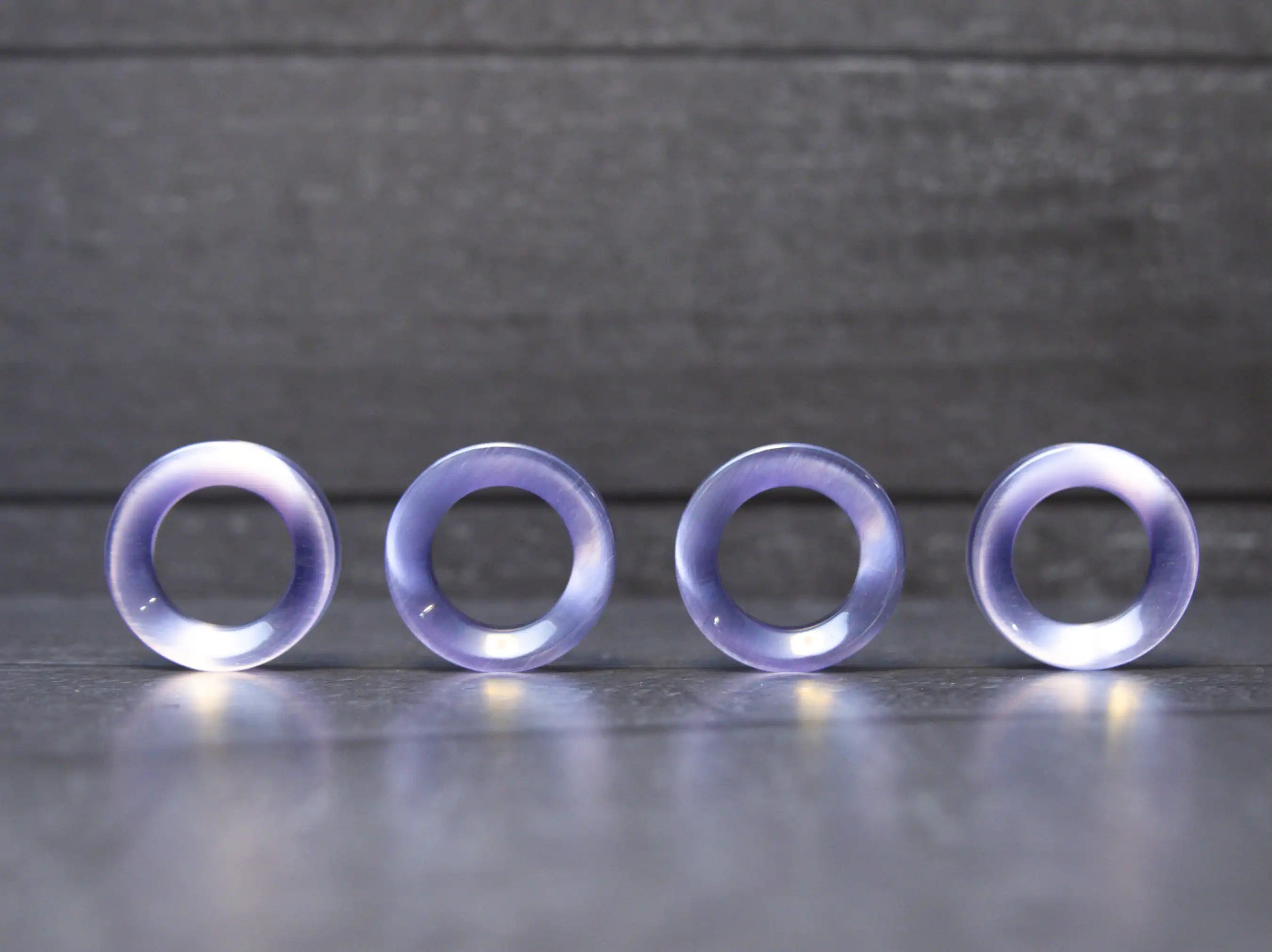 Violet Cats Eye Tunnels