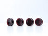 Deep Red Cats Eye Concave Plugs