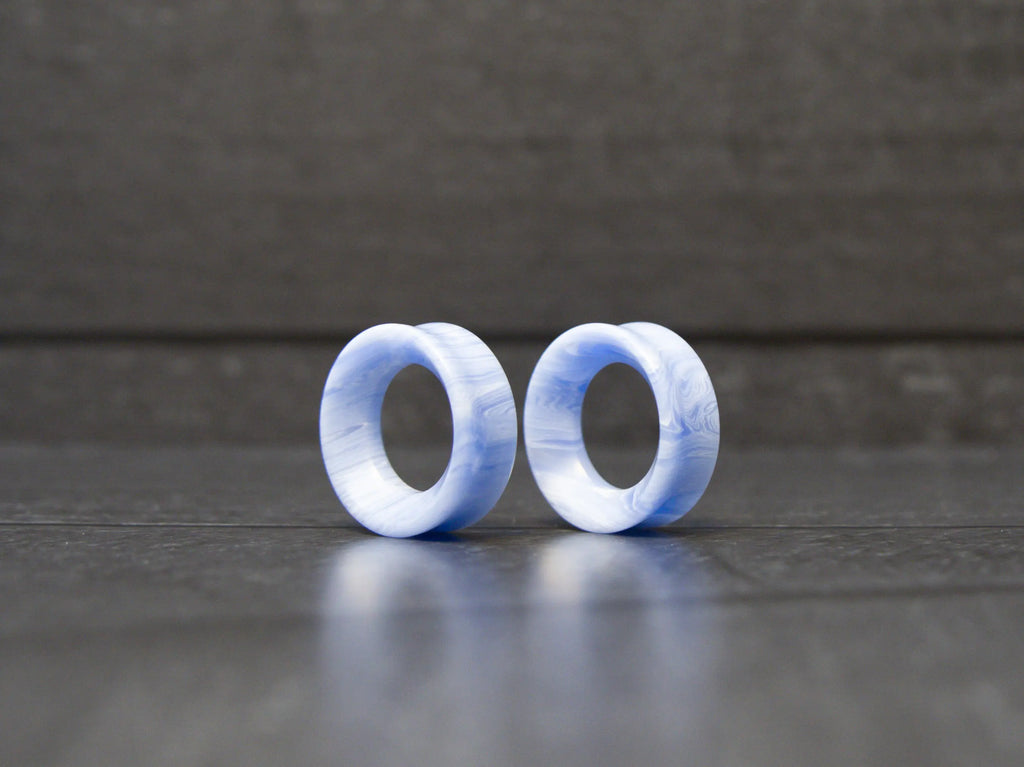 Blue Lace Agate Tunnels