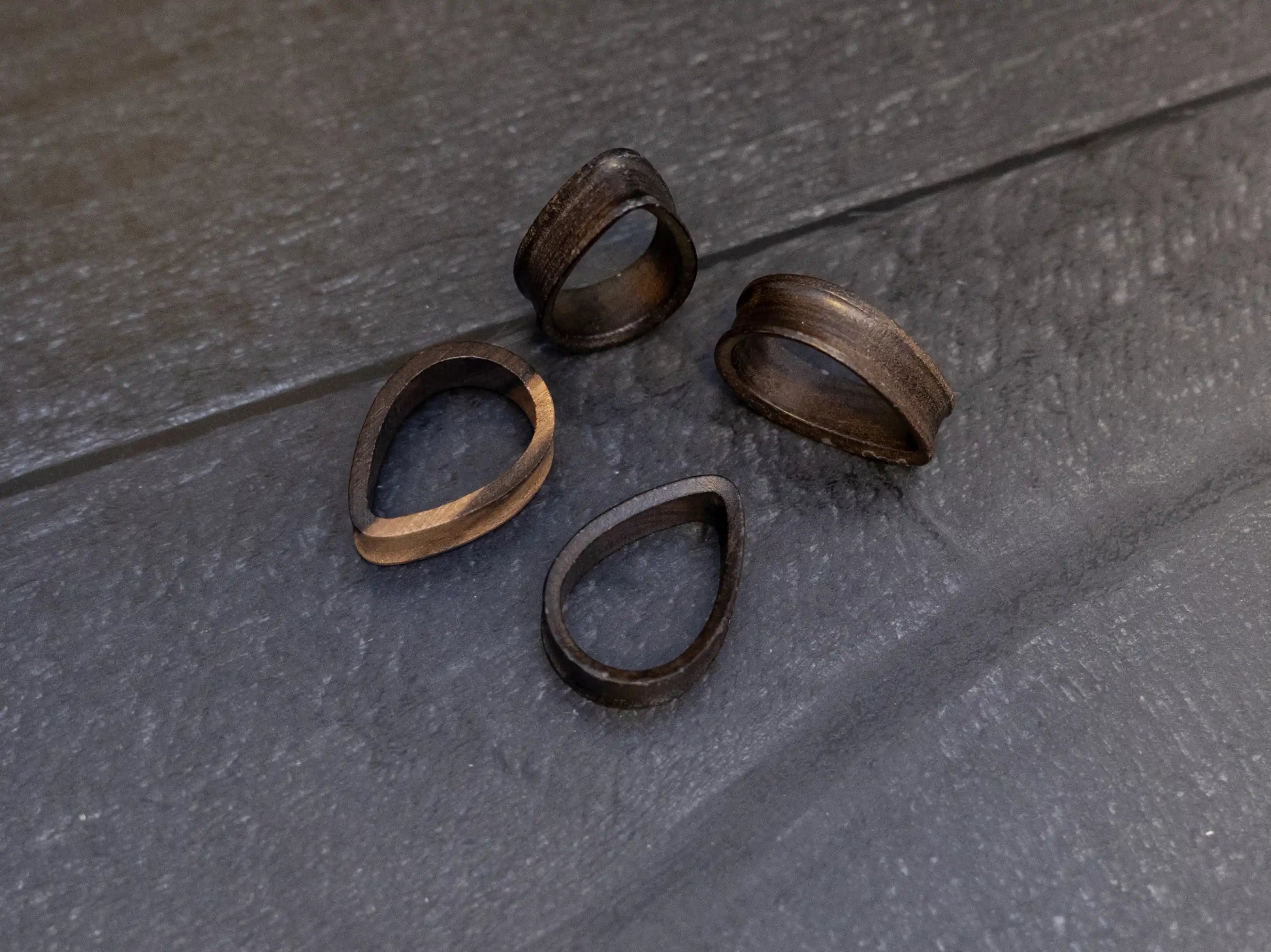 Narra Wood Teardrop Tunnels