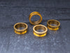 Gold Hammered Steel Tunnels