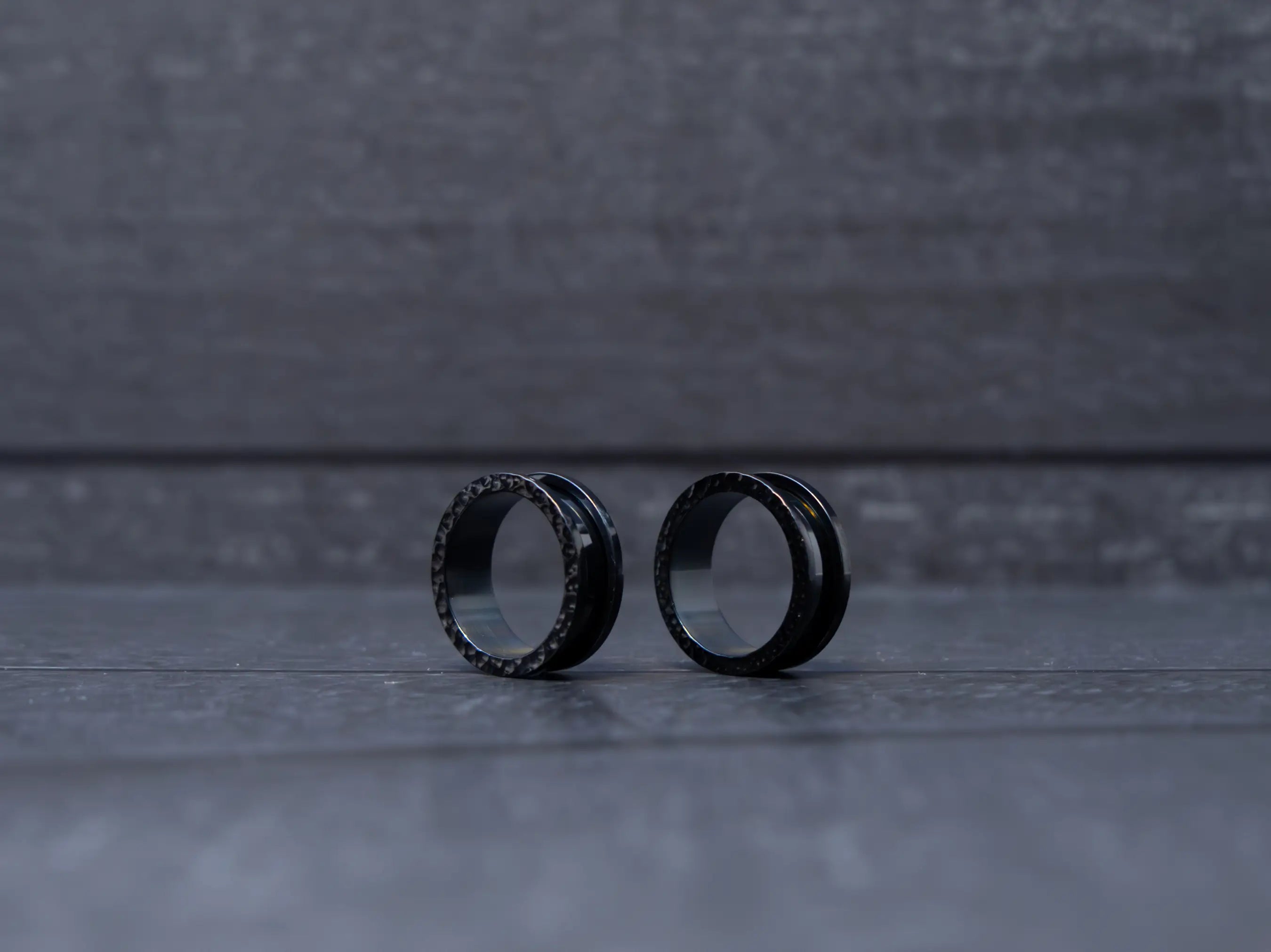 Black Hammered Steel Tunnels