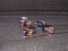 Rainbow Fluorite Teardrop Plugs (Light)