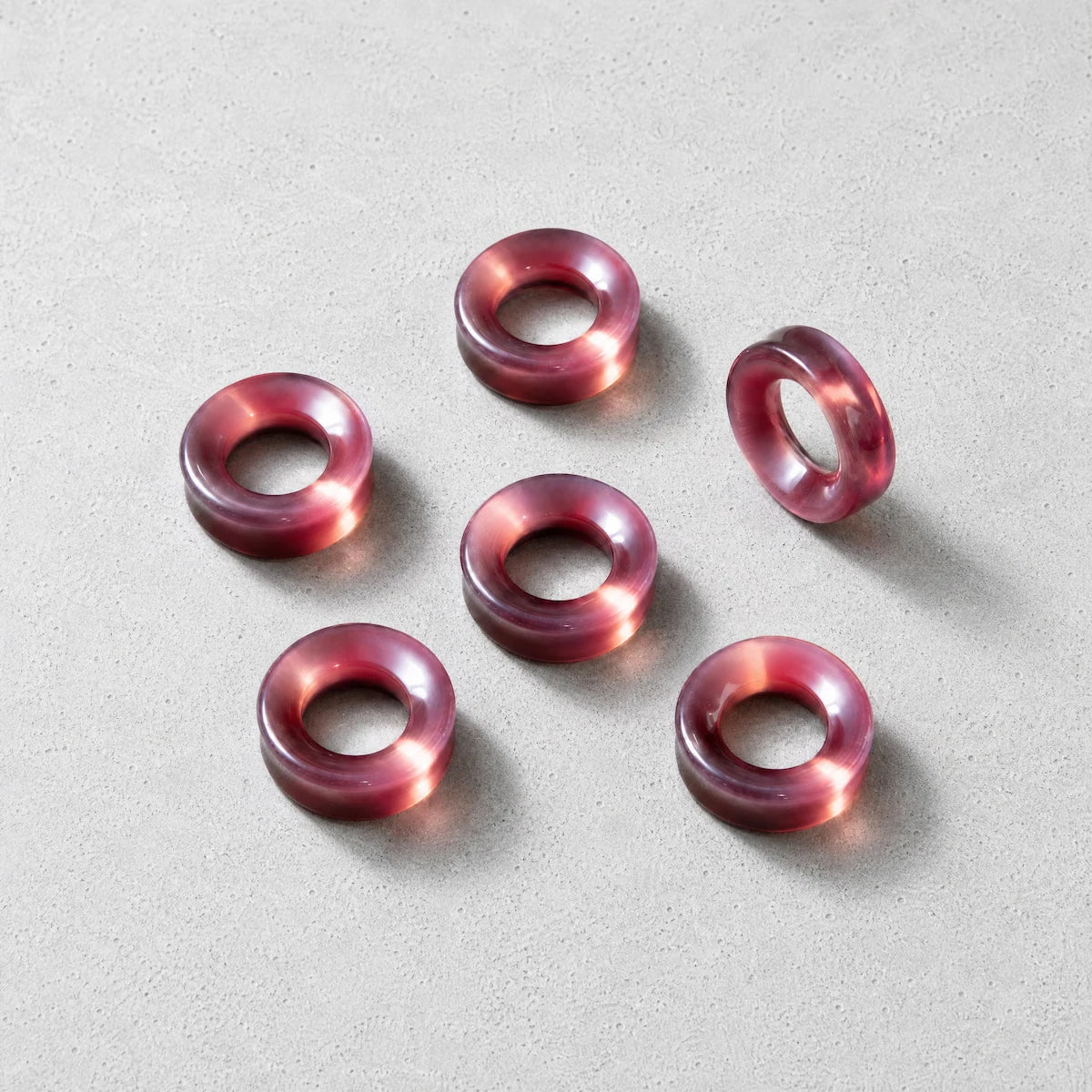 Deep Red Cats Eye Tunnels