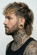 Gold Hammered Steel Tunnels