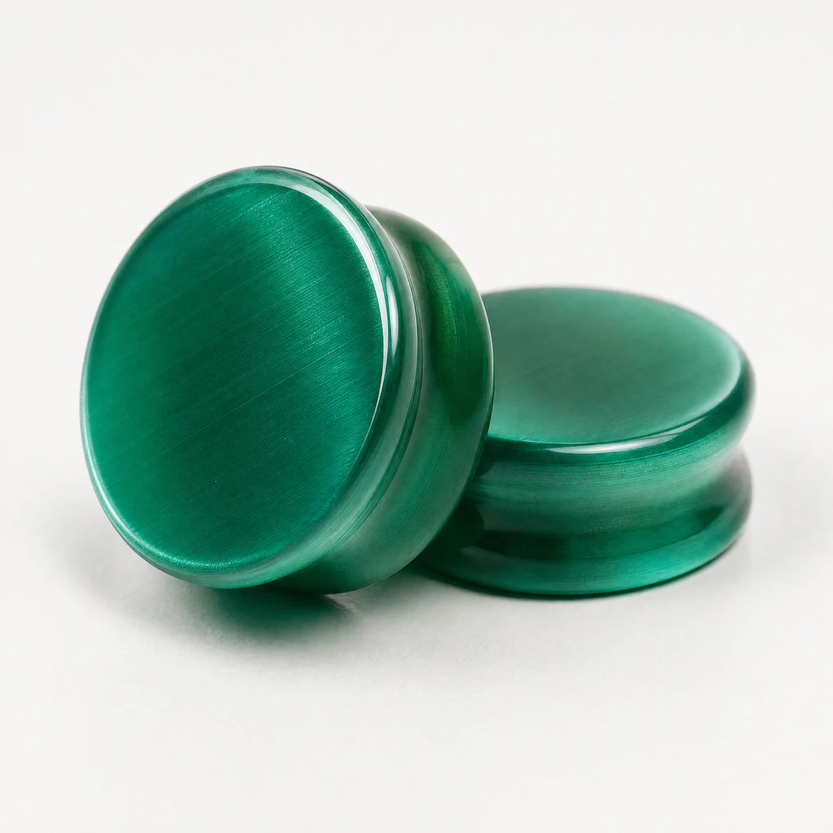 Green Cats Eye Plugs