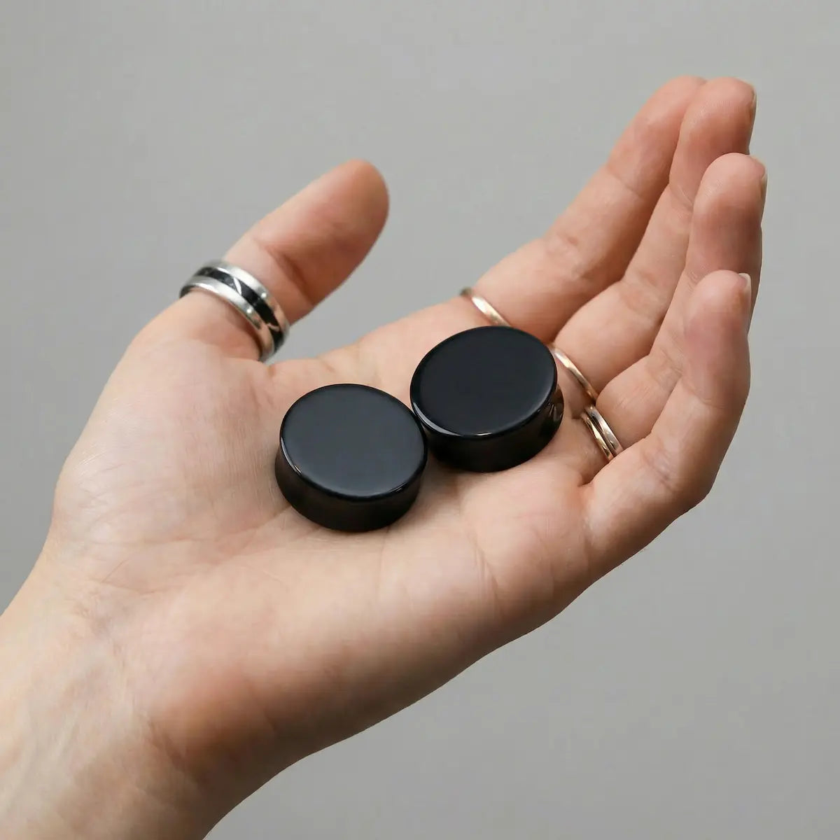 Black Obsidian Stone Plugs
